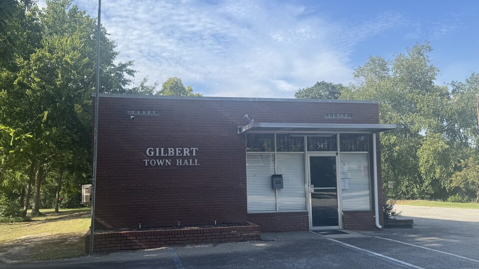 Town Hall in Gilbert, South Carolina.